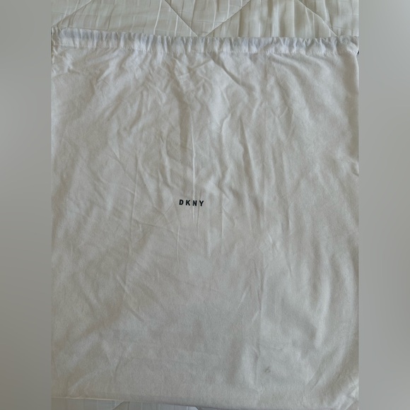 DKNY Gray Genuine Leather Bag With Handles - Picture 10 of 10